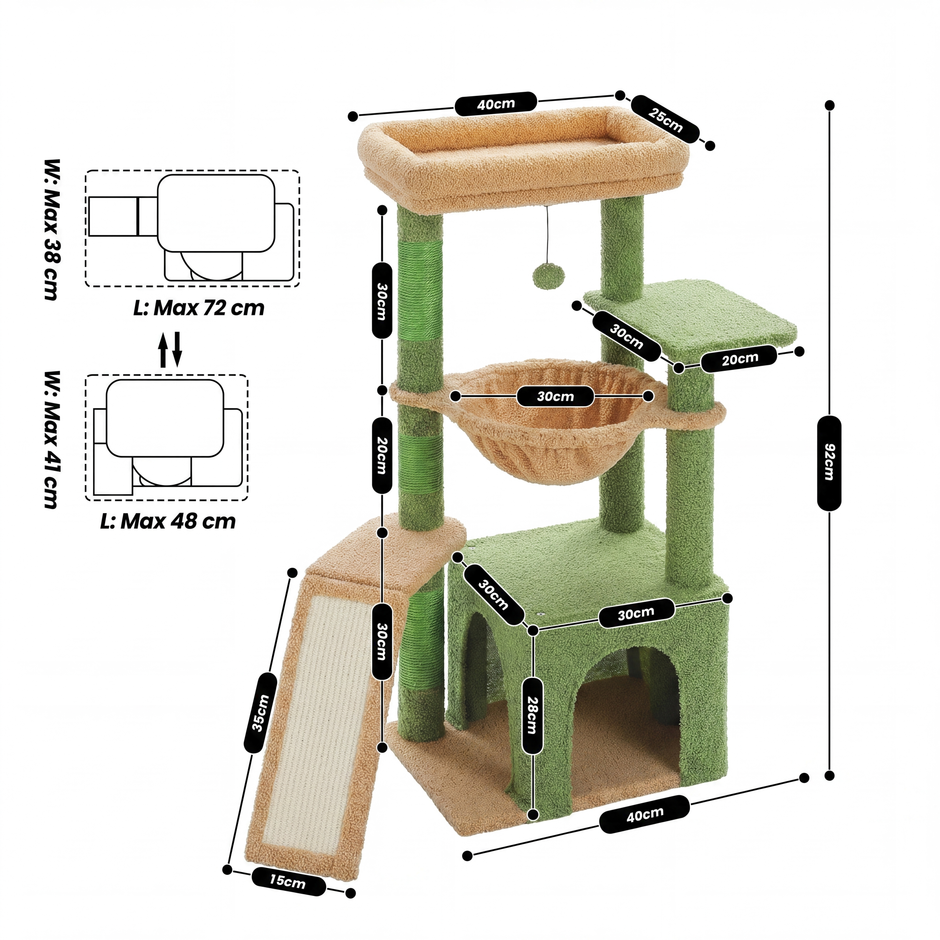 Neopawo Milo Cat Tree 92cm