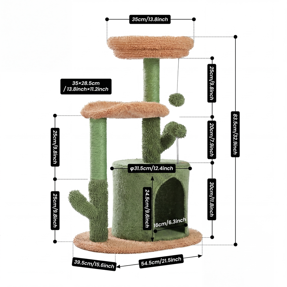 Neopawo Lyra Cat Tree 83cm