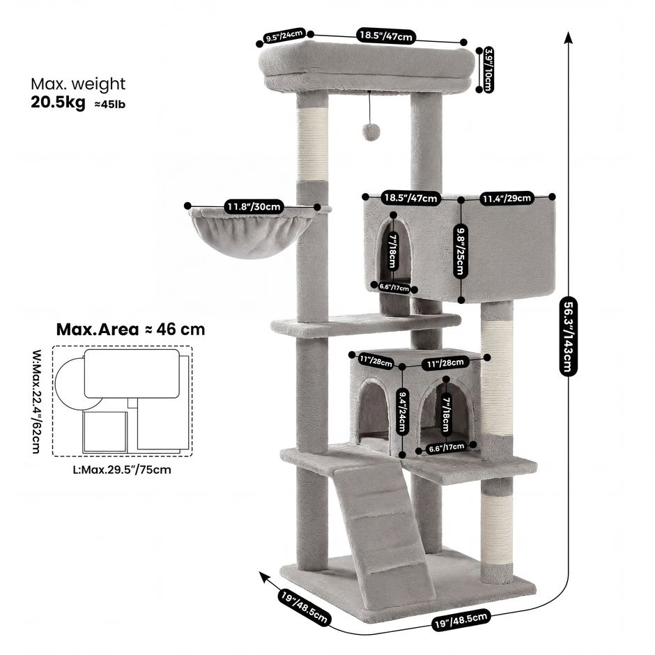 Neopawo Gaia Cat Tree 143cm