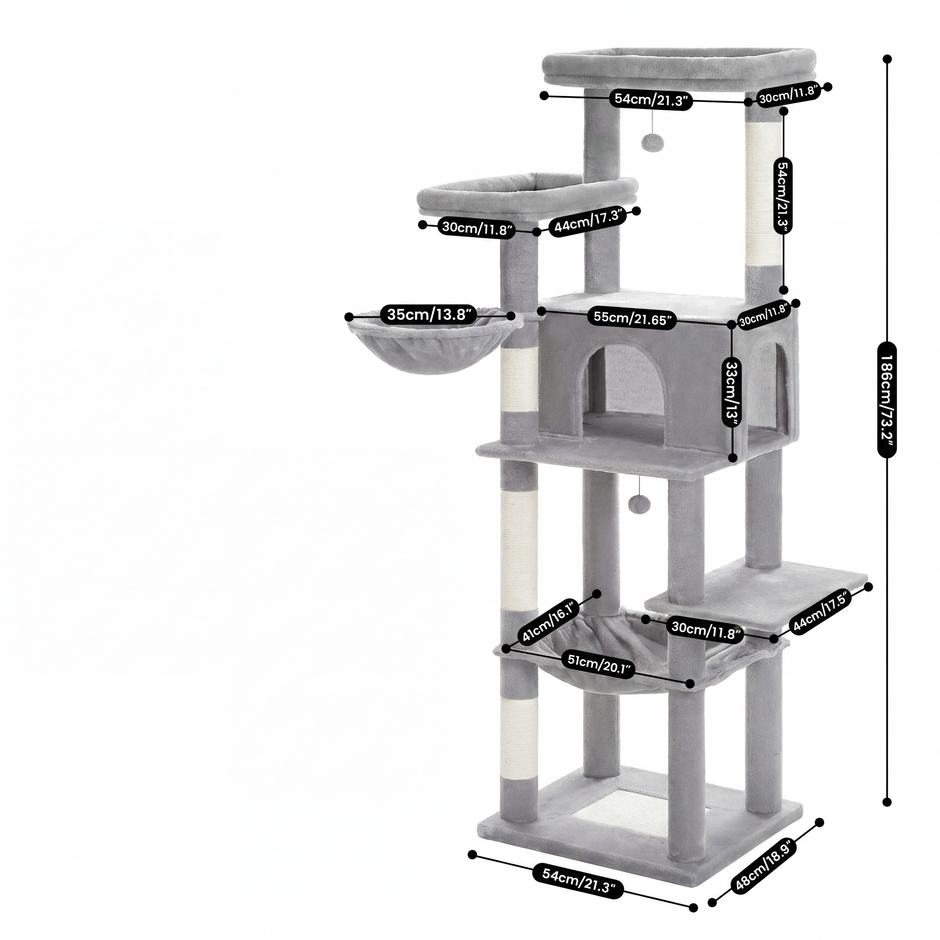 Neopawo Everest Cat Tree 186cm