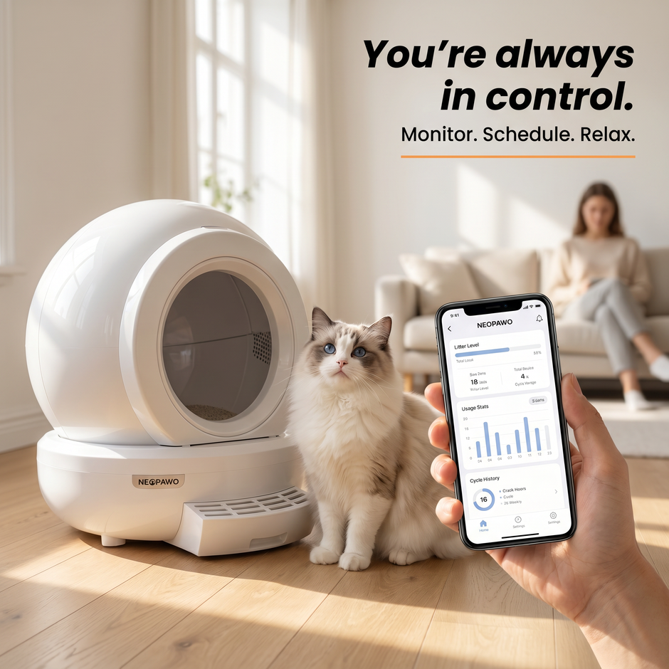 Neopawo Orbit — Self-Cleaning Litter Box