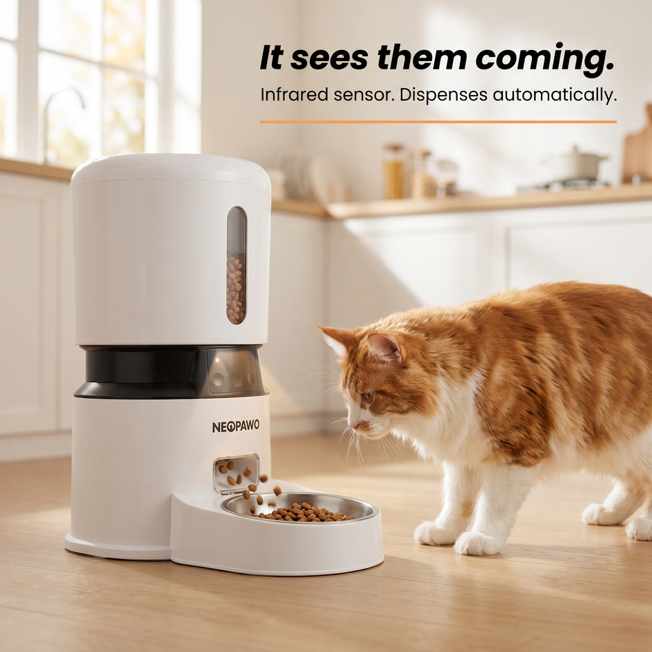 Neopawo Dine — Automatic Cat Feeder with Camera