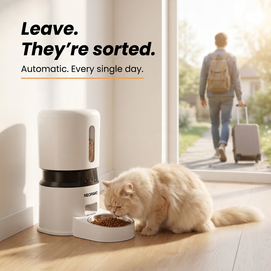 Neopawo Dine — Automatic Cat Feeder with Camera
